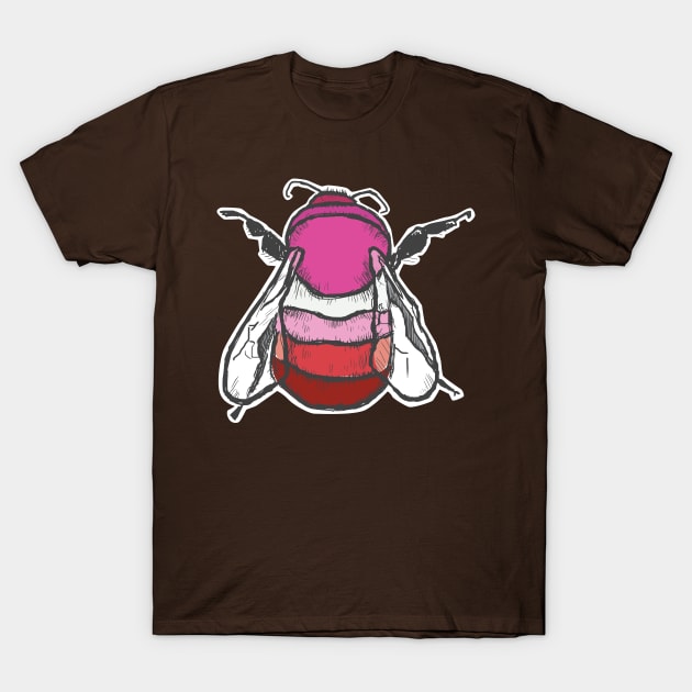 Lesbian Bee T-Shirt by theartfulscientist